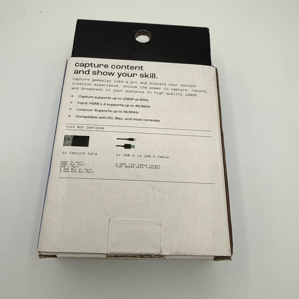 NORTH 1080p/60 Capture Card with Audio Jack